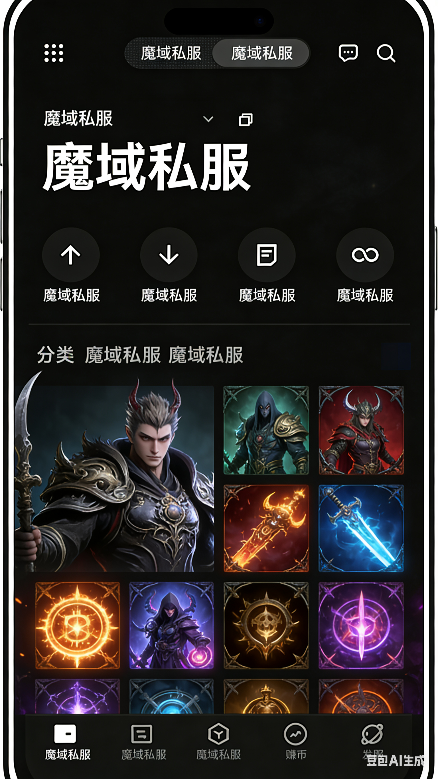 魔域团战争夺旗帜界面